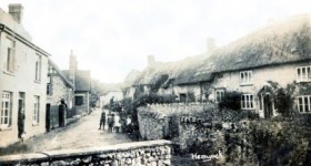 View of Cornhill up Castle Hill pre-1902