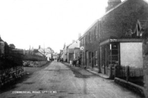 Old picture of Commercial Road Uffculme Devon