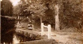Picture of Mrs Stevens pictured at Mill Stream, Uffculme, Devon. Undated.