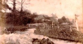 Picture of Five Fords, near Uffculme, Devon. Undated.